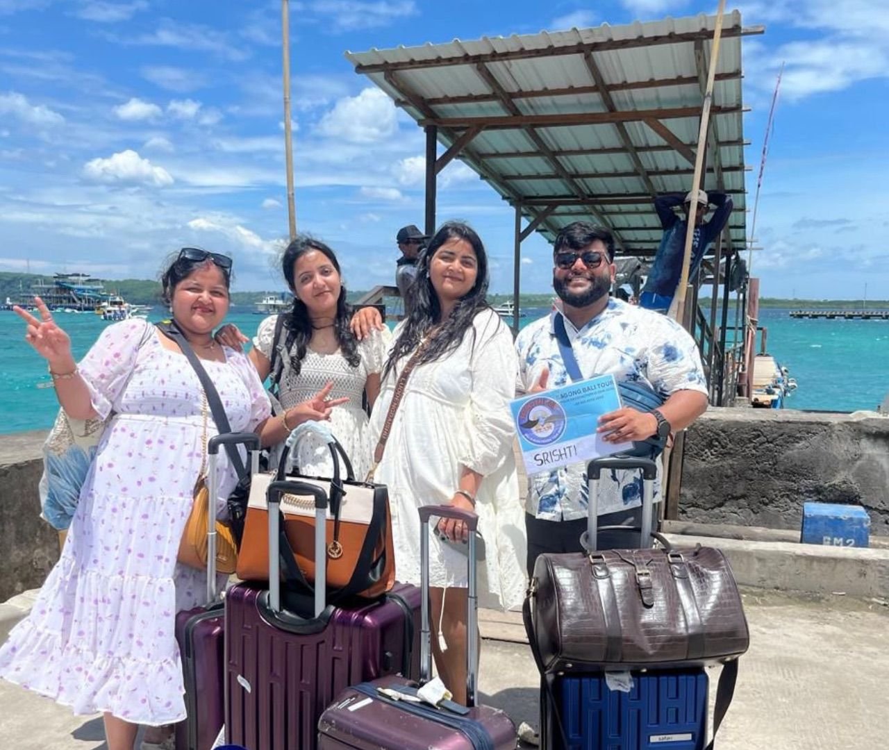 Guests exploring Nusa Penida during a Bali trip