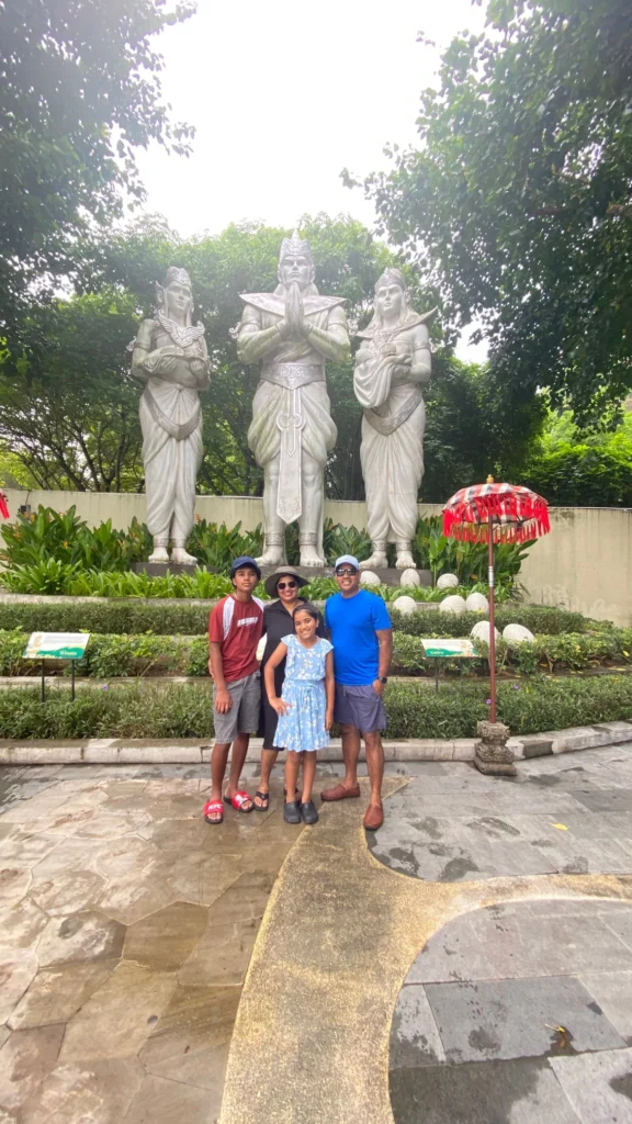Family enjoying 5 days in Bali