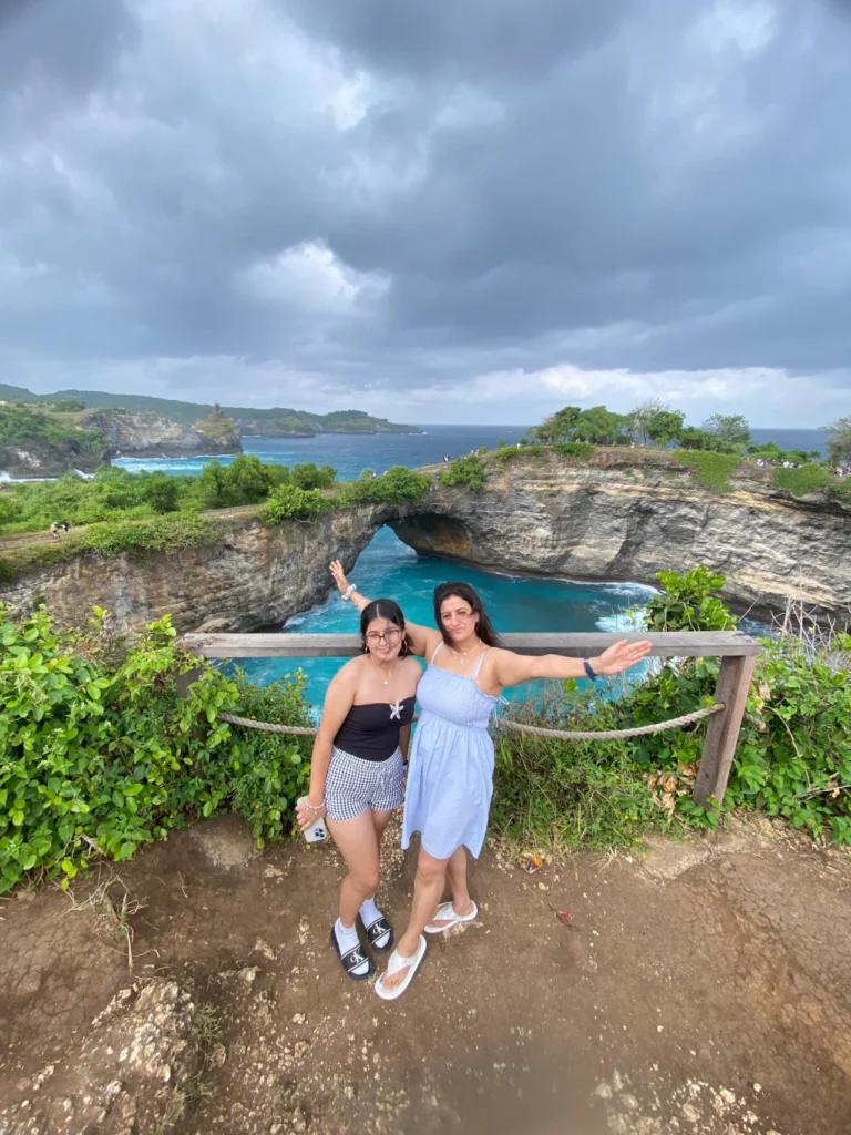 Travelers exploring rice terraces during a Bali trip