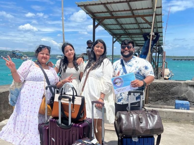 Guests exploring Nusa Penida during a Bali trip